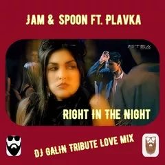 Jam & Spoon ft.Plavka - Right In The Night (DJ GALIN Tribute Love Mixes)