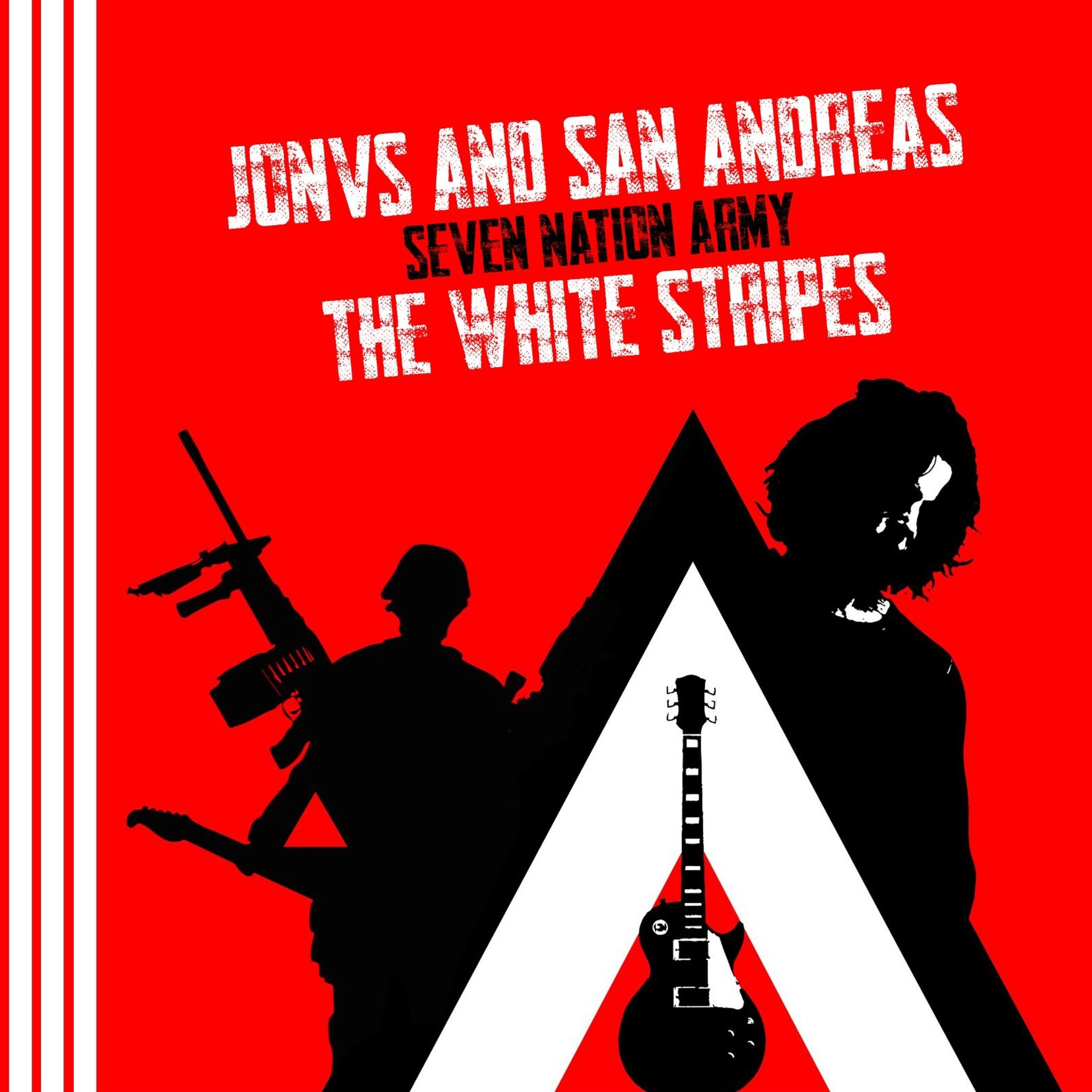 The white stripes seven nation army remix. The White Stripes Seven Nation Army. Seven Nation Army мелодия. White Stripes афиша. Seven Nation Army Glitch Mob Remix.